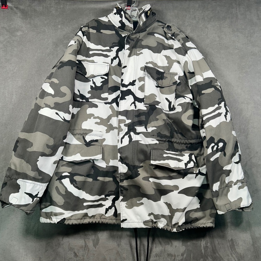 Rothco Ultra Force US Army Field Coat Urban Camo Jacket Liner 2XL Regular